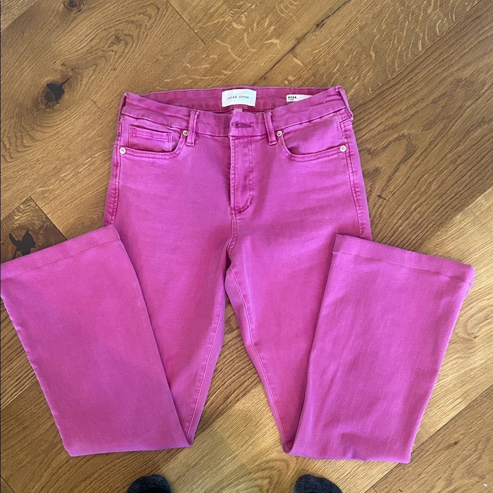Dear John Boot Cut Pink Jeans
